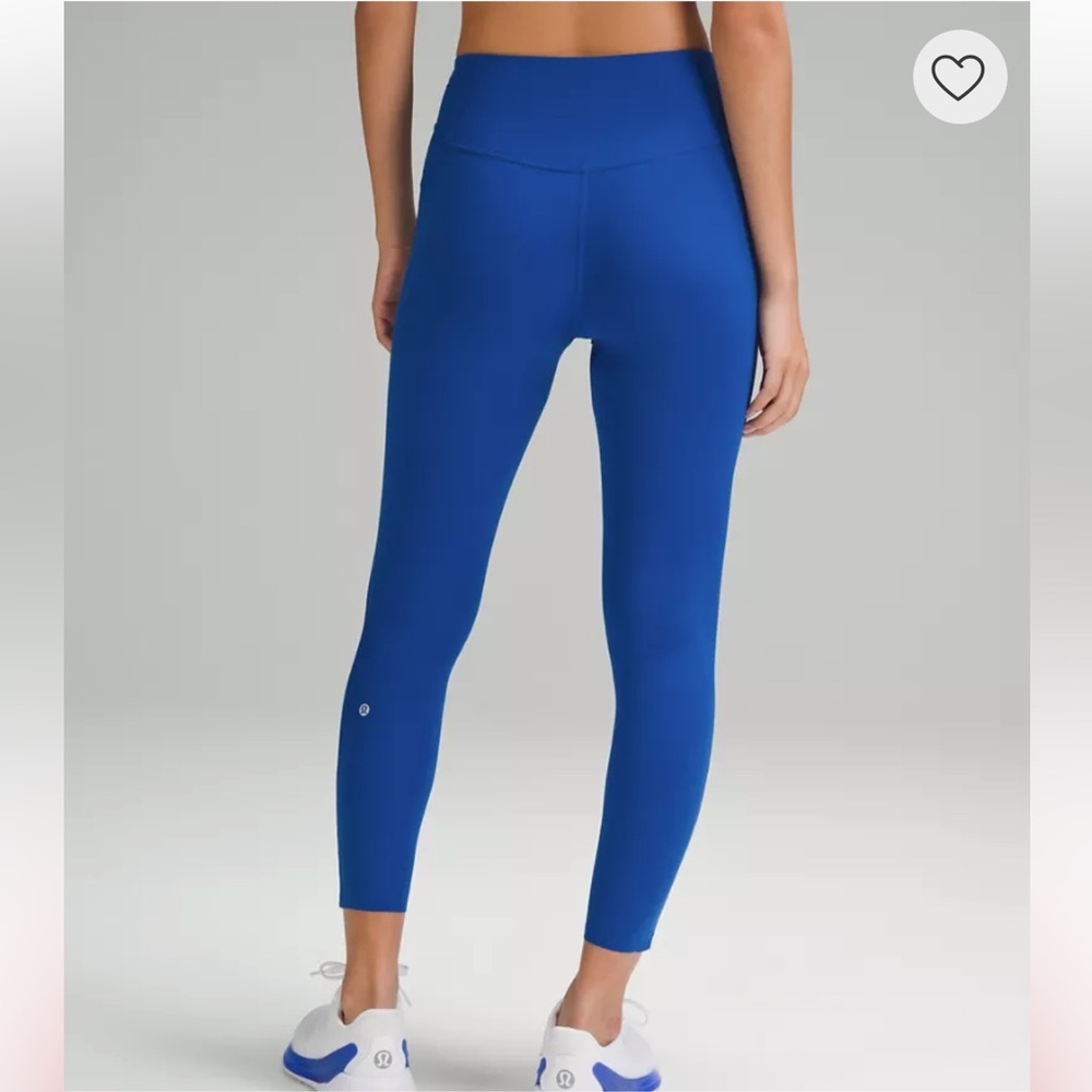 lululemon wunder under Blue Leggings